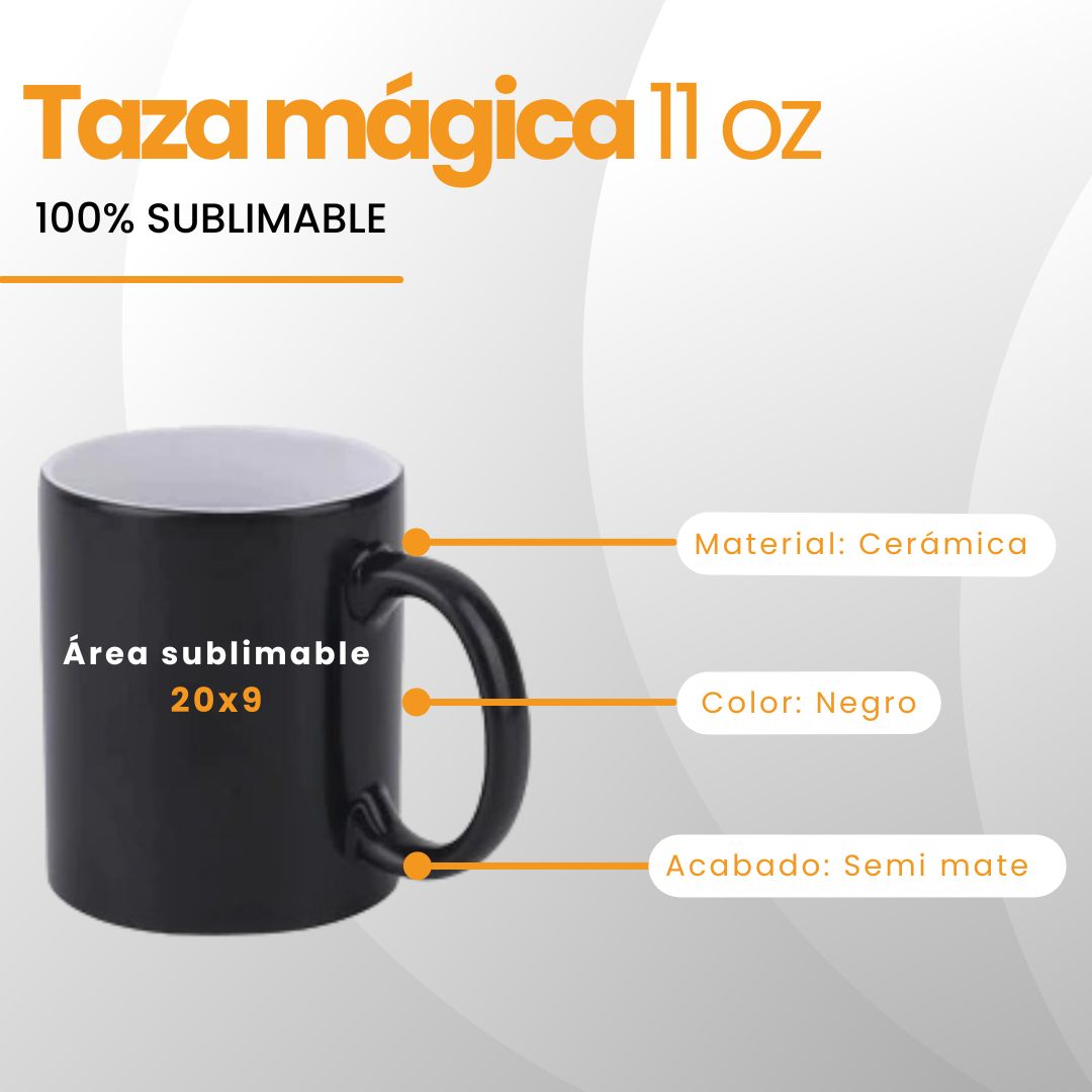 Taza mágica sublimable 11oz
