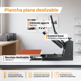 Maquina Estampadora Plana 38x38 Bandeja Deslizable