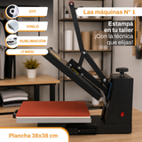 Maquina Estampadora Plana 38x38 Bandeja Deslizable