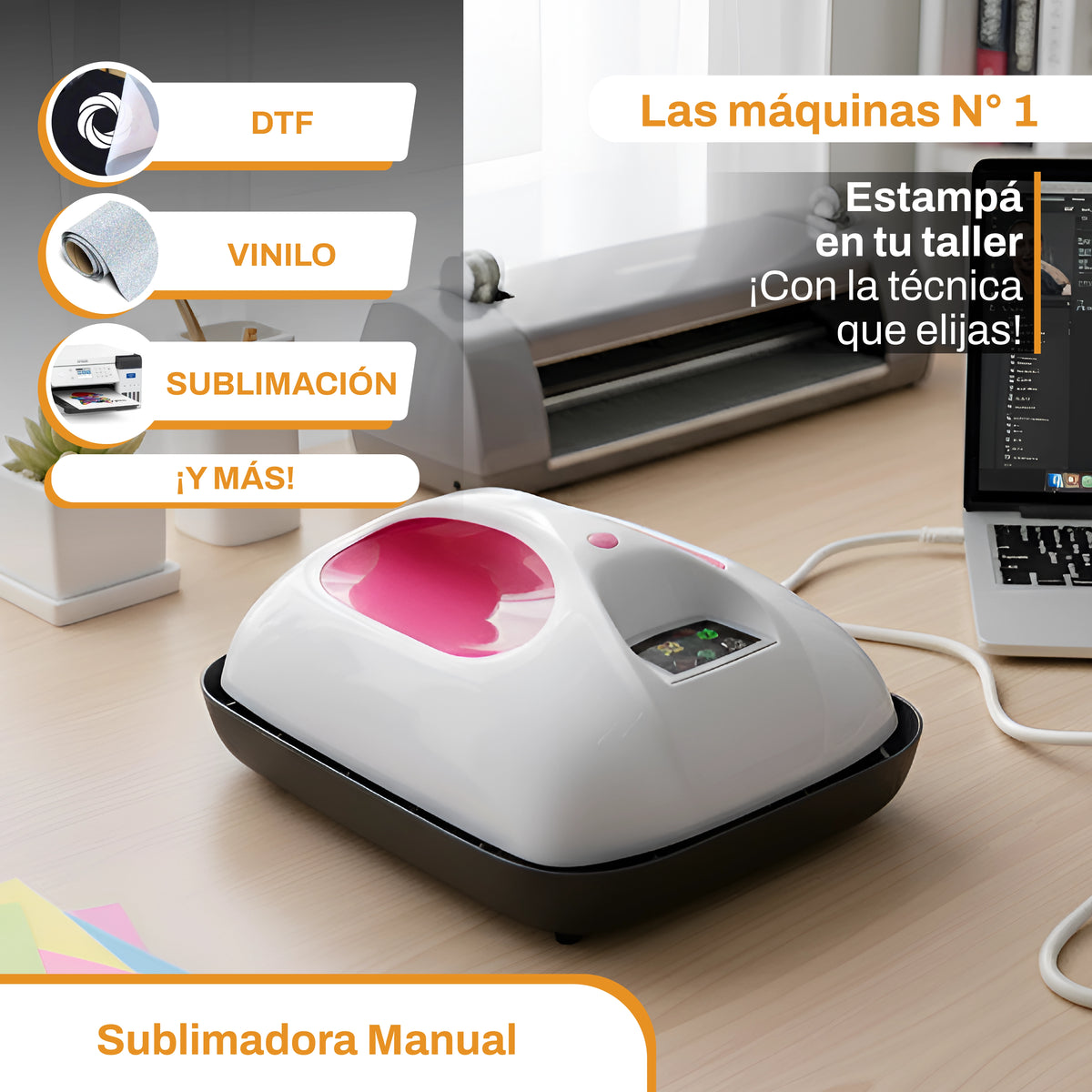 Estampadora Sublimadora Manual  - Color Sublime