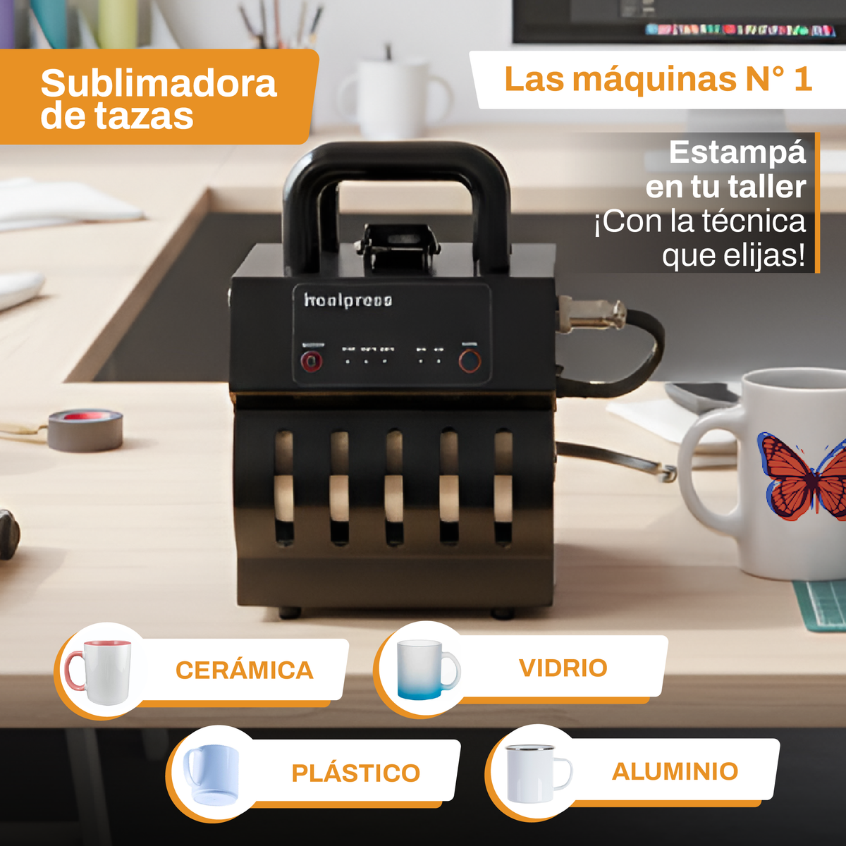 Estampadora de Tazones almeja - Inker
