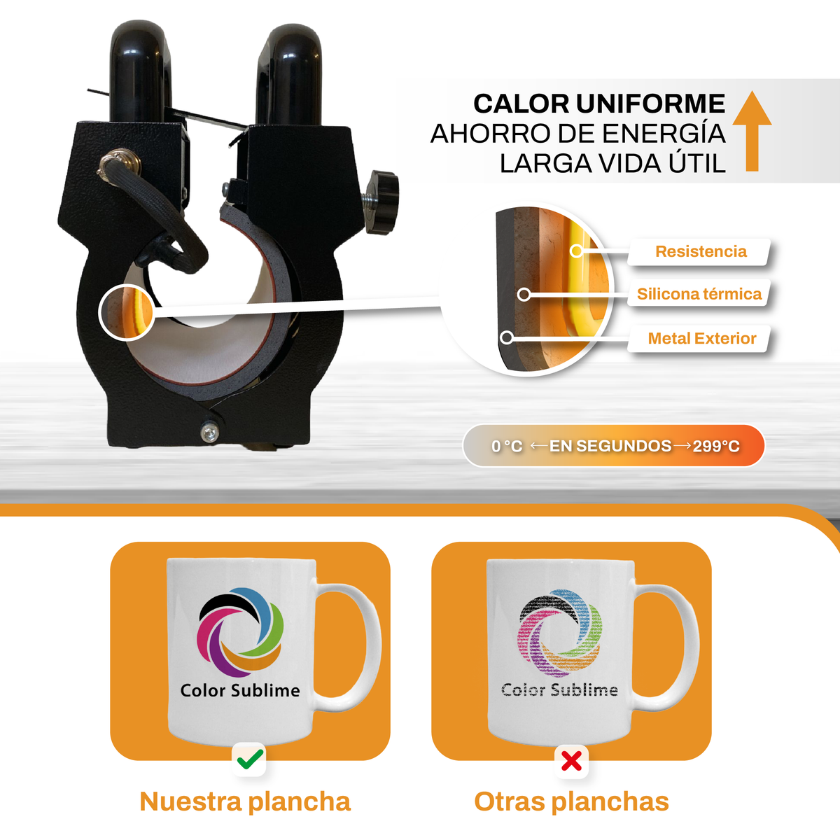 Estampadora de Tazones almeja - Inker
