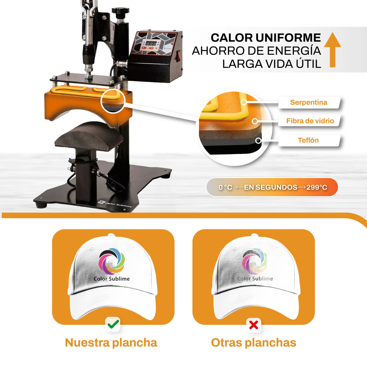 Estampadora de Jockeys  - Color Sublime