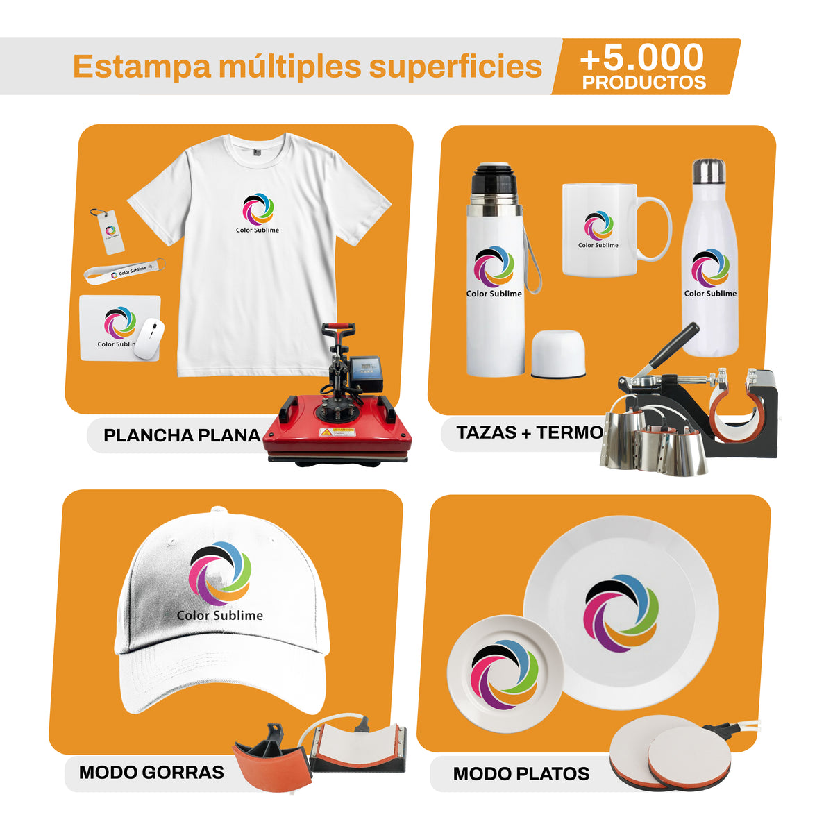 Sublimadora Multifuncion 8 en 1 - Inker Lite
