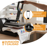 Máquina Sublimadora Plancha Plana 38x38 Sublimación Remeras