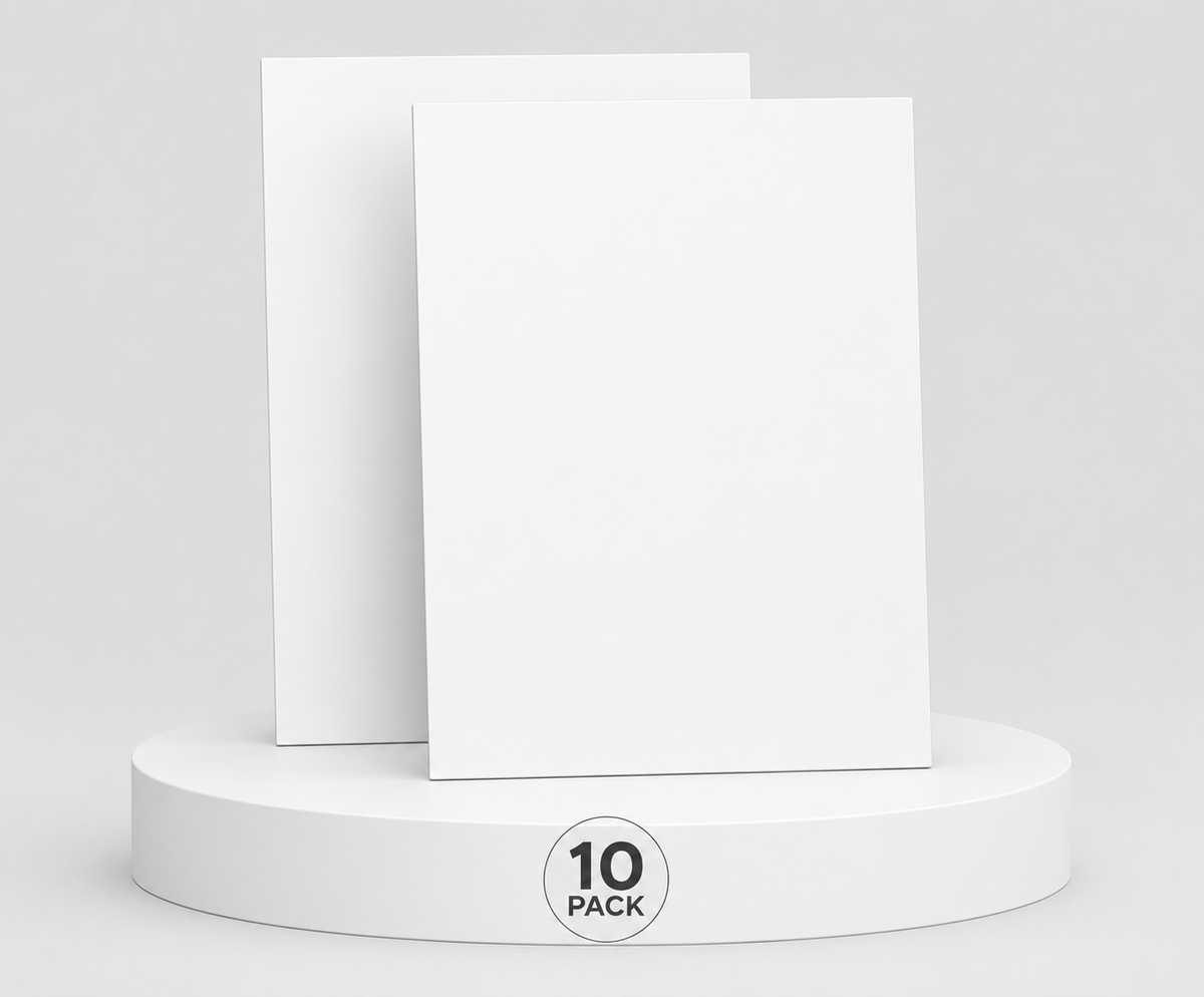 Pack de 10 Placas de Aluminio Sublimables - Blancas 15x21