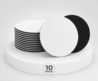 1 pack de 10 Mousepad Ciculares 20cm diametro x 3mm