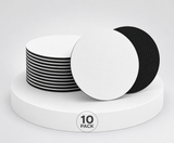 1 pack de 10 Mousepad Ciculares 20cm diametro x 3mm