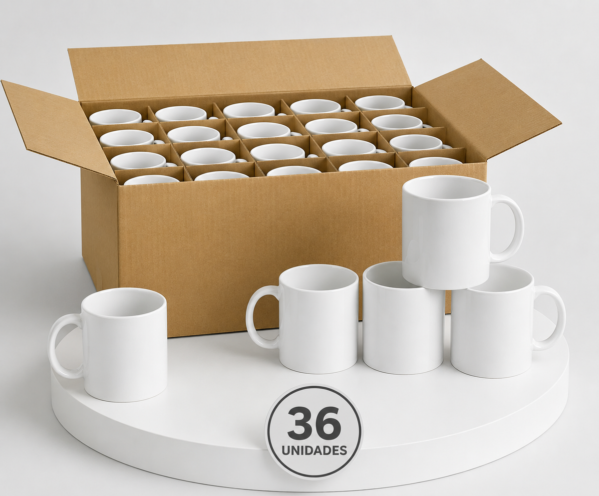 Tazones Rectos Blancos 11oz Pack x36 unidades