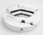 Lanyard Blanco Sublimable 2x50 Porta-Credencial Desmontable