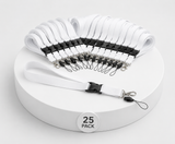 Lanyard Blanco Sublimable 2x50 Porta-Credencial Desmontable