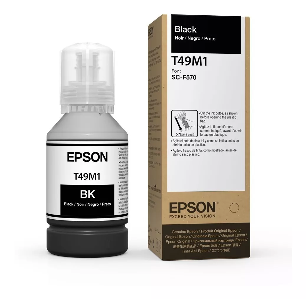 Tinta Epson Original NEGRO para Epson F170/F570/F571 de 140ml