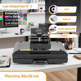 Máquina Sublimadora Plancha Plana 38x38 Sublimación Remeras