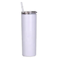 Vaso Flaco Tumbler Termo Blanco Sublimación 20oz Mug Acero