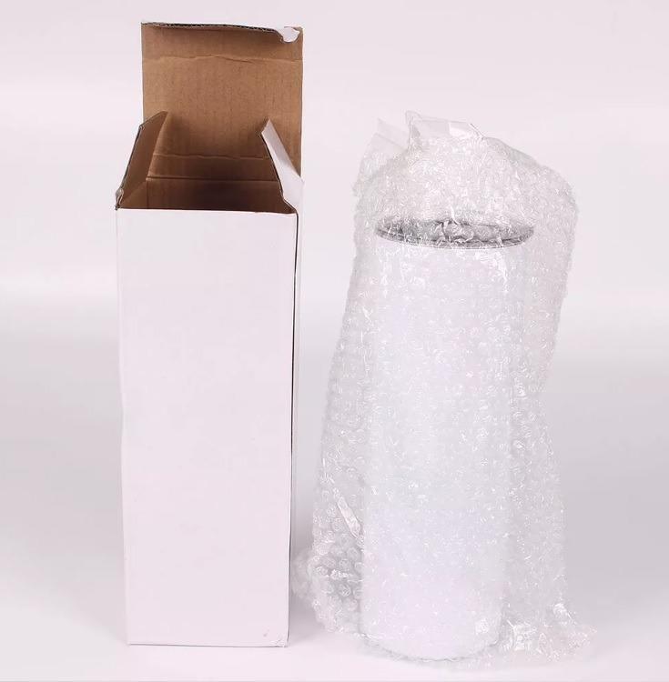 Vaso Flaco Tumbler Termo Blanco Sublimación 20oz Mug Acero